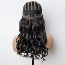 13x4 HD Transparent Lace Front Bouncy Curl Human Hair Wigs 200% Density
