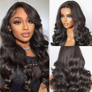 13x4 HD Transparent Lace Front Bouncy Curl Human Hair Wigs 200% Density
