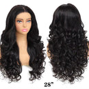 13x4 HD Transparent Lace Front Bouncy Curl Human Hair Wigs 200% Density