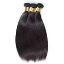 10A Grade 1/3/4 Straight Brazilian 100% Human Hair Bundles Double Weft