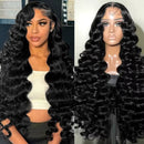 Loose Wave 13x6 Transparent Lace Frontal Brazilian Human Hair Wigs