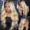 Body Wave 1B/613 Transparent Lace 13x4 Frontal Wig 4x4 Closure Wig 13x