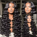 Loose Wave 13x6 Transparent Lace Frontal Brazilian Human Hair Wigs