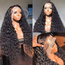 Jerry Curl 13x6 Transparent Lace Frontal Brazilian Human Hair Wigs