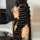 Loose Deep Wave 13x6 Transparent Lace Frontal Brazilian Human Hair Wig