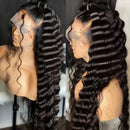 Loose Deep Wave 13x6 Transparent Lace Frontal Brazilian Human Hair Wig