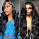 Body Wave 13x6 Transparent Lace Frontal Brazilian Human Hair Wigs