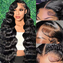 Body Wave 13x6 Transparent Lace Frontal Brazilian Human Hair Wigs