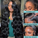 Body Wave 13x6 Transparent Lace Frontal Brazilian Human Hair Wigs