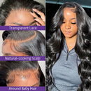 Body Wave 13x6 Transparent Lace Frontal Brazilian Human Hair Wigs