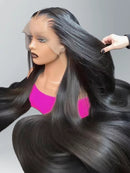 Straight Hair 13x6 Transparent Lace Frontal Brazilian Human Hair Wigs