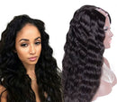 U Part Loose Deep V Part Human Hair Wigs For Black Women Brazilian Remy Hair
