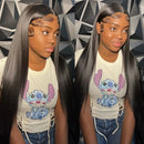 Beumax 13x6 Straight Lace Frontal Human Hair Wigs