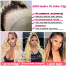 Straight 1B/613 Transparent Lace 13x4 Frontal Wig 4x4 Closure Wig 13x6