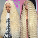 Deep Wave 613 Transparent Lace 13x4 Frontal Wig 4x4 Closure Wig 13x6x1