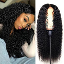 180% Density Full 4x4 Transparent Lace Front Water Wave Human Hair Wig