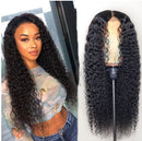 180% Density Full 4x4 Transparent Lace Front Water Wave Human Hair Wig