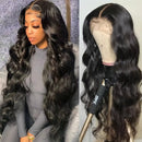 13x4 HD Transparent Lace Frontal Body Wave Human Hair Wigs 200% Densit