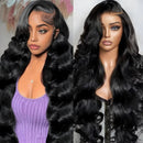 13x4 HD Transparent Lace Frontal Body Wave Human Hair Wigs 200% Densit