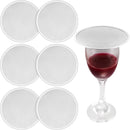 Stainless Steel Drink Covers Wine Glass Cover Keeps Debris Out Cup Covers Wine Glass Lid Mesh Ventilated Discs Beverage Cover Outdoors