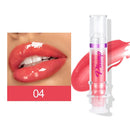 HANDAIYAN Lip Plumping Booster Spicy Waterproof Liquid Lipstick & Gloss with Moisturizing Oil Glitter Finish for Full Lips Glossy Hydrating Makeup - Moisture