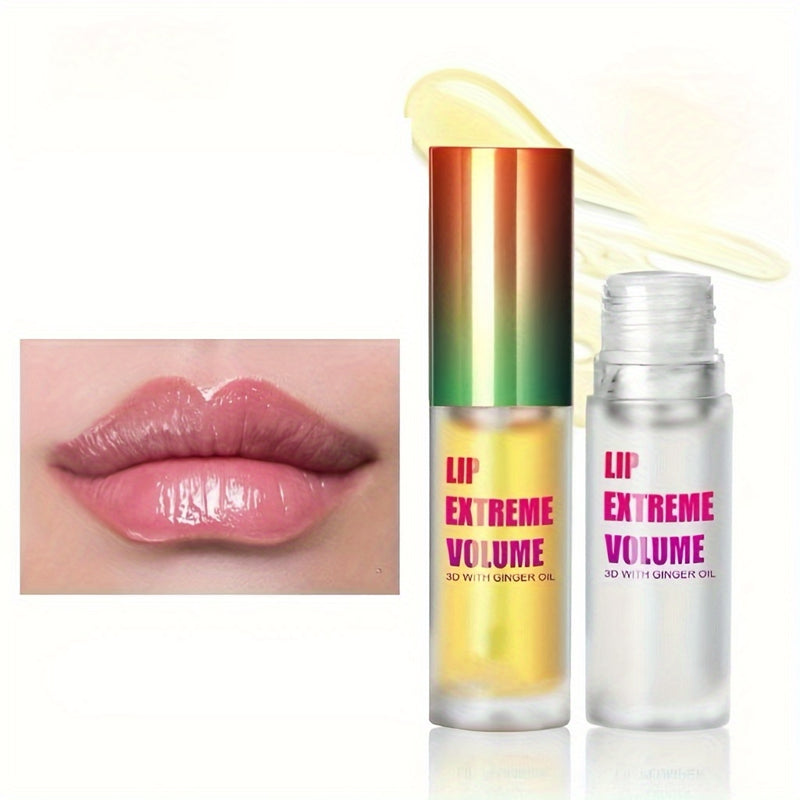 2pcs Instant Lip Plumping Serum- Long-lasting Plumping, Thickening, and Moisturizing Oil, Suitable for All Skin Types- Makes Lips Plump and Smooth
