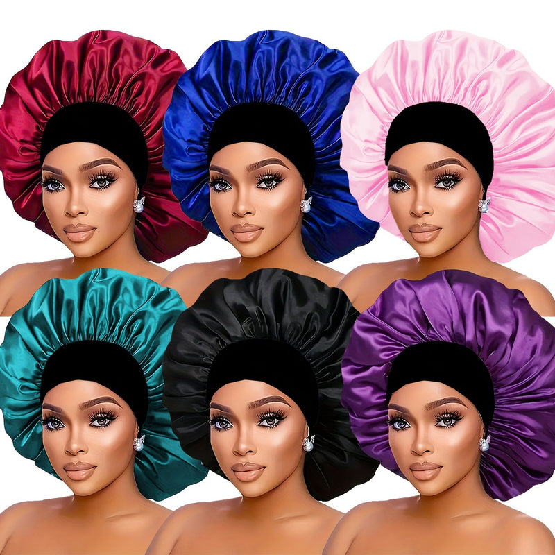 Soft Satin Sleep Bonnets