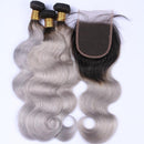 Gray 10A Grade Silver