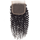 10A Grade Kinky Curly 4x4 Brazilian  5x5 Lace 6x6 Closure Remy Human H