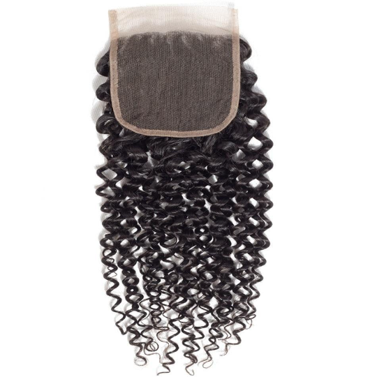 10A Grade Kinky Curly 4x4 Brazilian  5x5 Lace 6x6 Closure Remy Human H