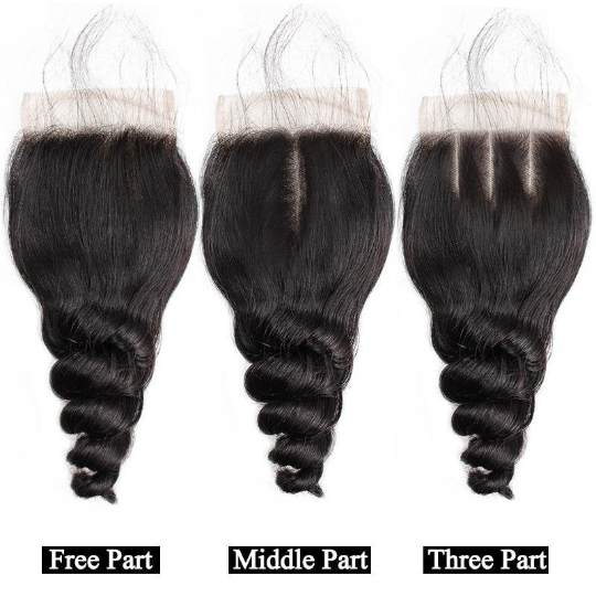 10A Grade Loose Wave 4x4 Brazilian 5x5 Lace 6x6 Closure Remy Human Hai
