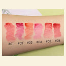 6-Piece Aloe Vera Lip Tint Set – Moisturizing Liquid Lipsticks with Glossy, Glitter Finish Lightweight Lipgloss