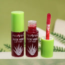 6-Piece Aloe Vera Lip Tint Set – Moisturizing Liquid Lipsticks with Glossy, Glitter Finish Lightweight Lipgloss