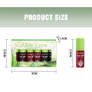 6-Piece Aloe Vera Lip Tint Set – Moisturizing Liquid Lipsticks with Glossy, Glitter Finish Lightweight Lipgloss