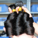 10A Grade 3/4 Romance Curl Fumi Human Hair bundles with 4x4 Closures &