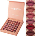 Handaiyan 6-Piece Non-Stick Liquid Lipstick Gift Set Long-Lasting Matte Lip Gloss Fade-Resistant Smooth Finish for Daily Wear & Special Occasions